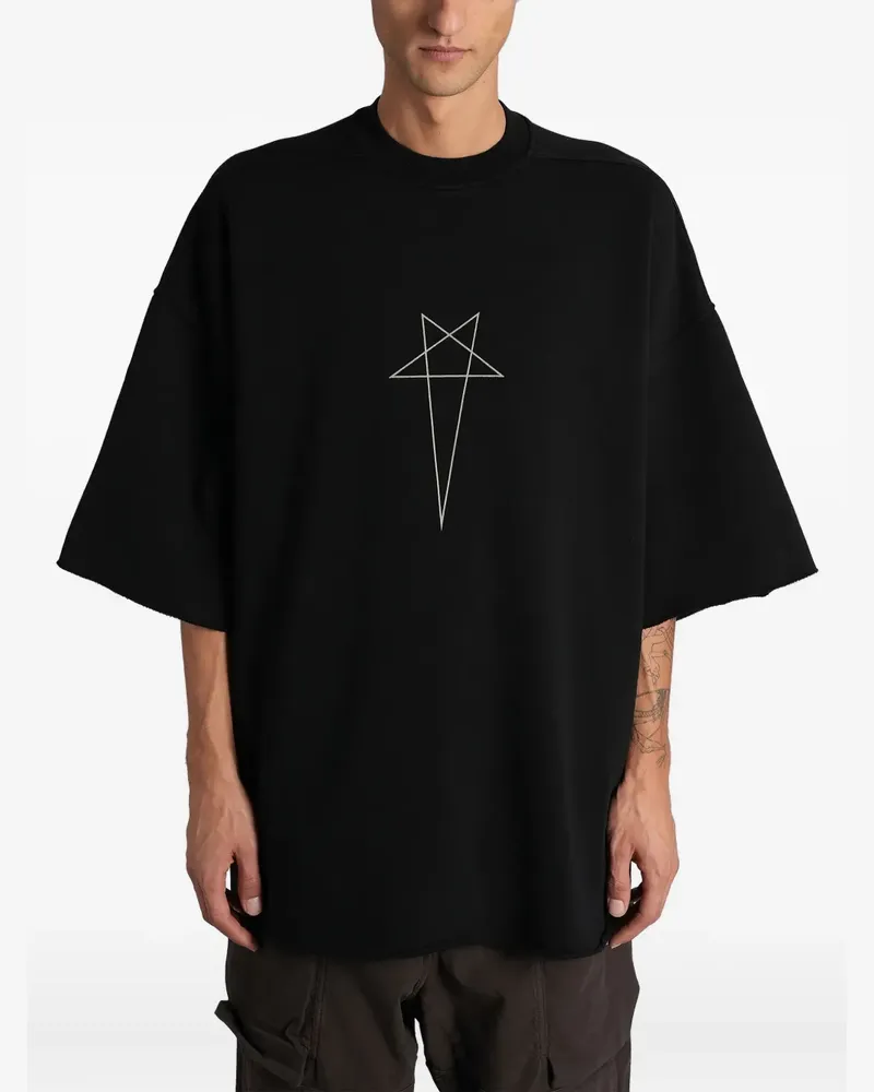 DRKSHDW by Rick Owens T-Shirt mit Sternmotiv - Schwarz Schwarz