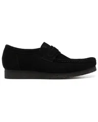 Clarks Wallabee Loafer aus Wildleder Schwarz