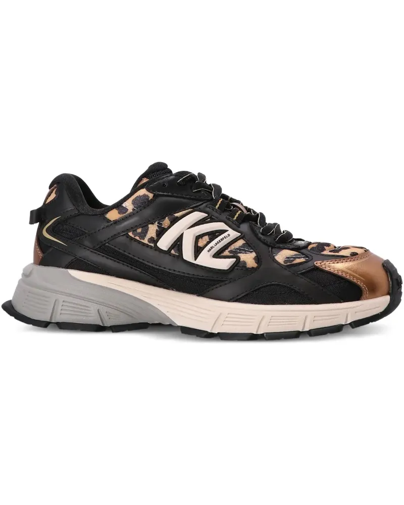Karl Lagerfeld Sneakers mit Leoparden-Print - Schwarz Schwarz