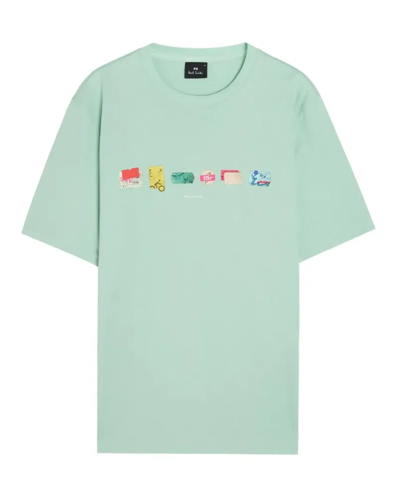 Paul Smith graphic-print T-shirt - Grün Grün