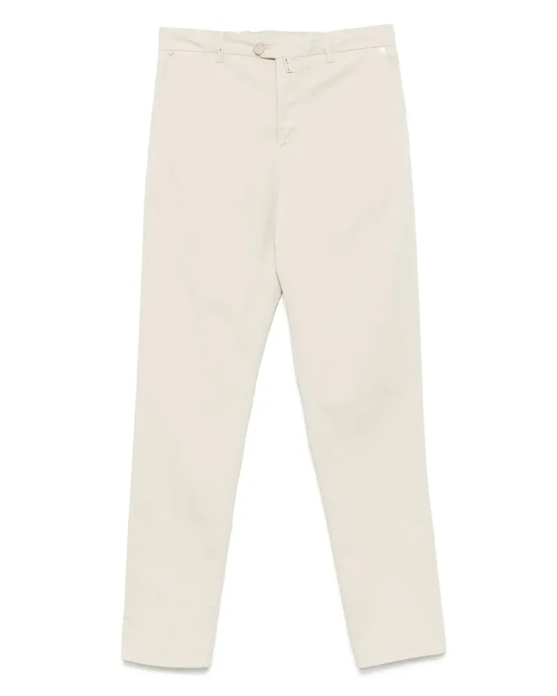 Kiton Chino mit Logo-Patch - Nude Nude