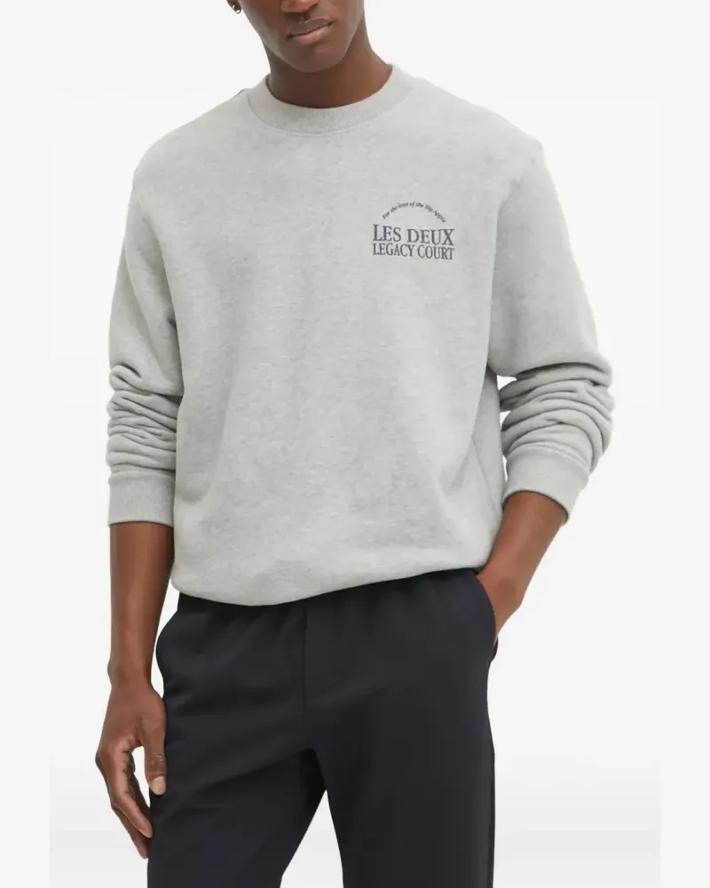 LES DEUX Klassisches Sweatshirt - Grau Grau