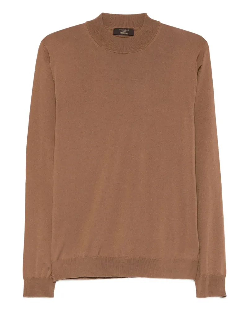 Zanone Pullover aus Schurwollgemisch - Braun Braun