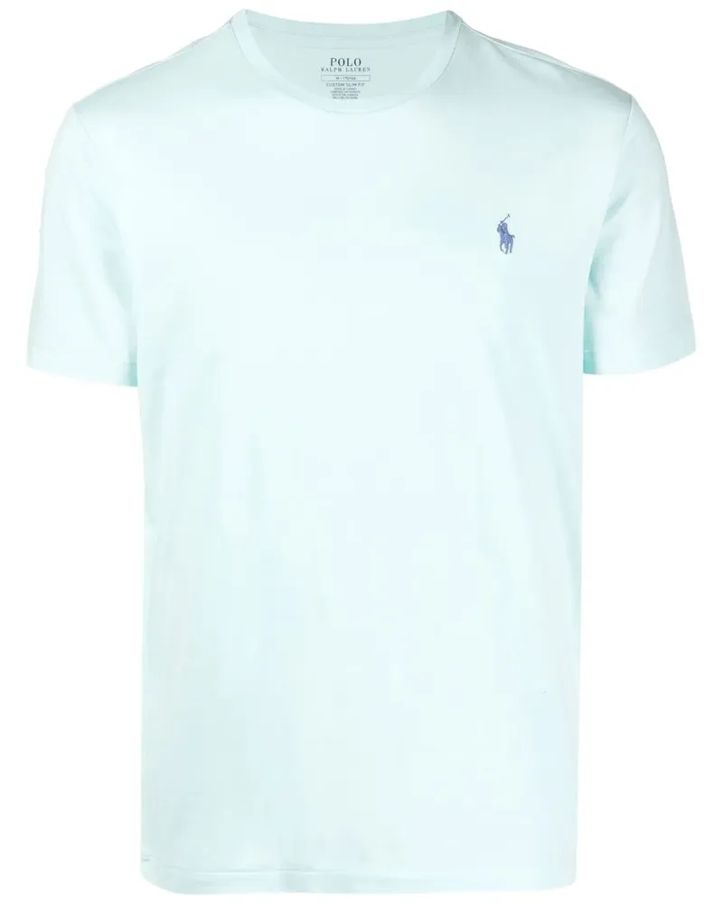 Ralph Lauren T-Shirt mit Polo Pony - Blau Blau
