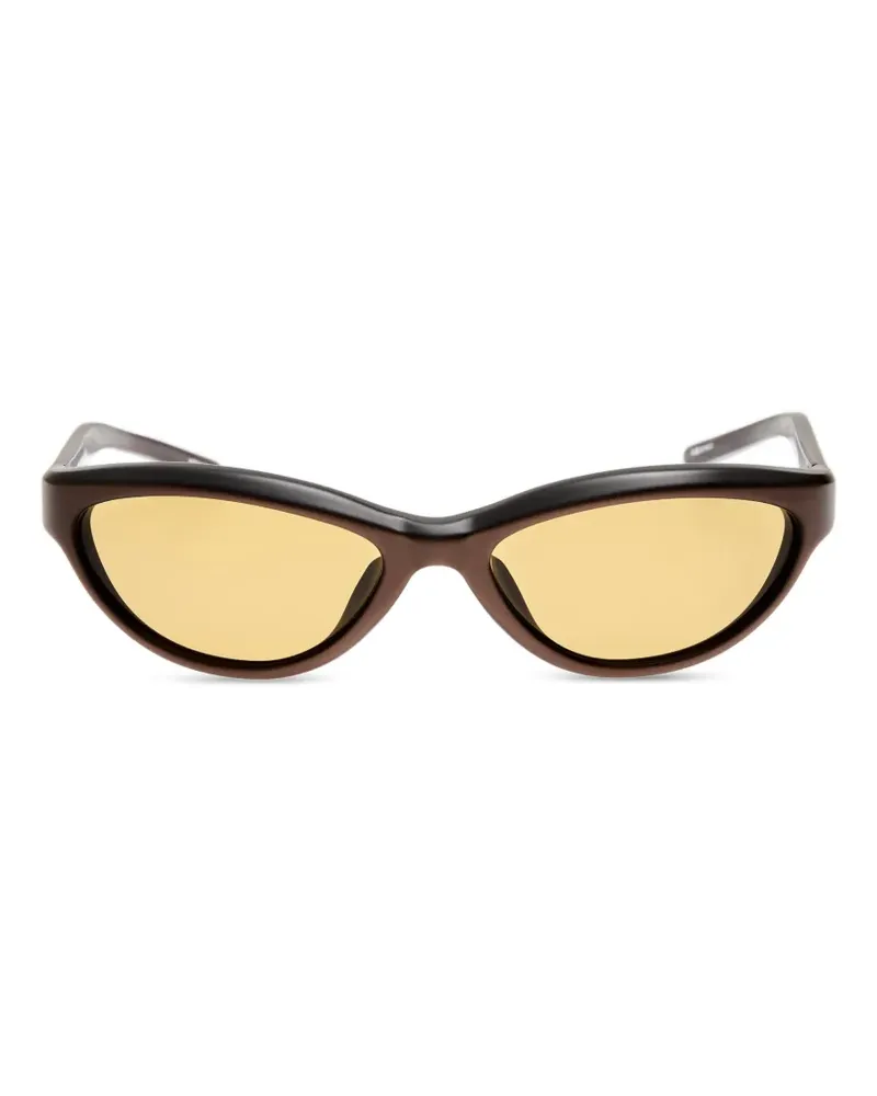 Linda Farrow cat eye-frame sunglasses - Braun Braun