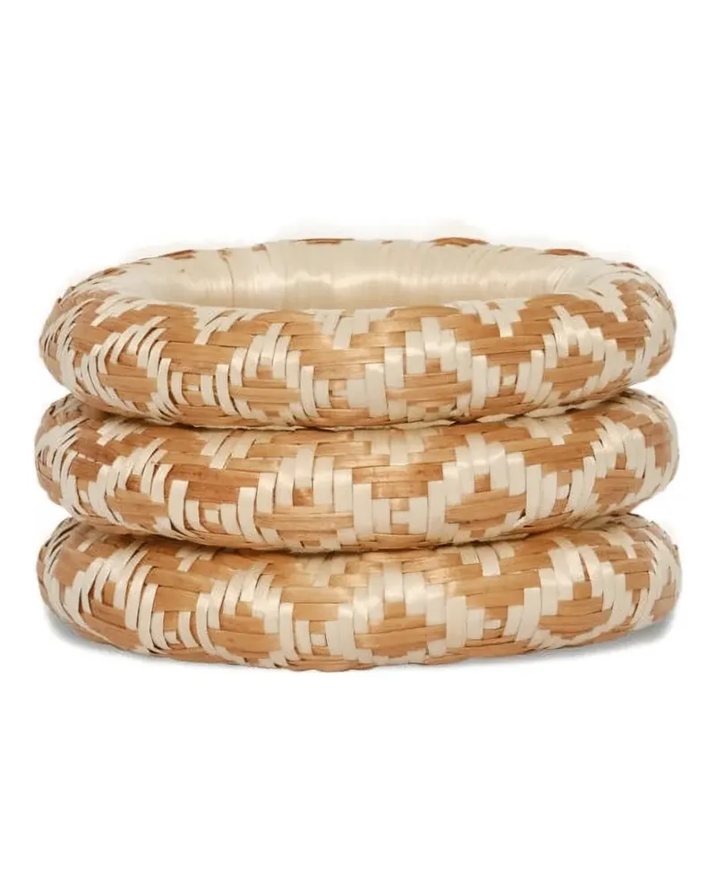 Johanna Ortiz Dancer's Essence bangles (set of three) - Nude Nude