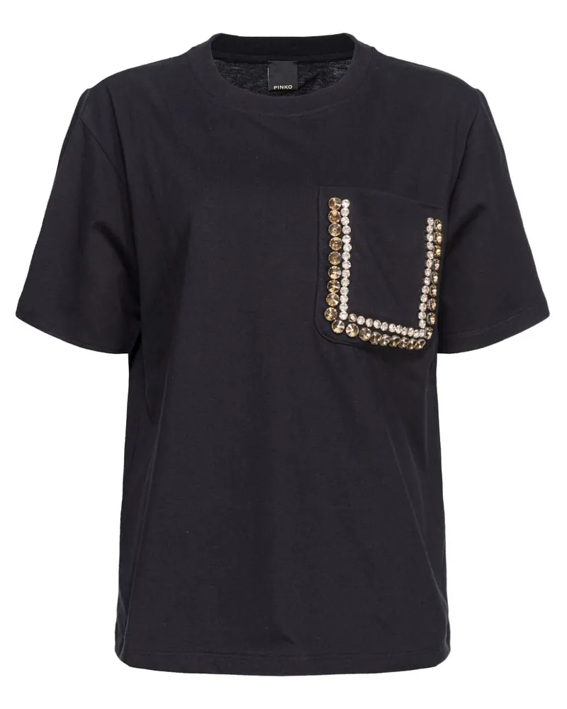 Pinko Tazza T-Shirt Schwarz