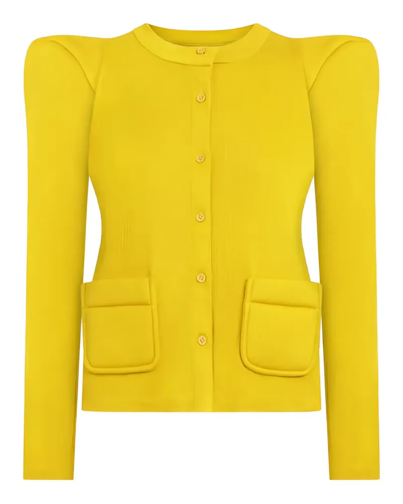 Melitta Baumeister pocket cardigan - Gelb Gelb