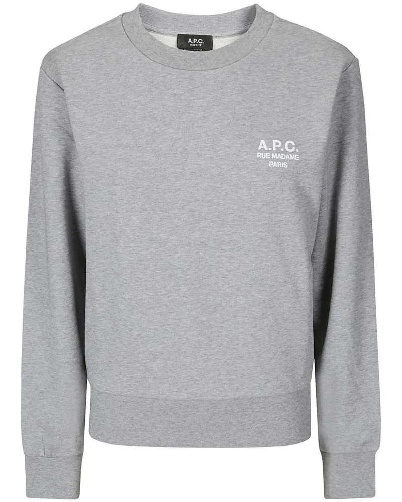 A.P.C. Rue Madame Sweatshirt - Grau Grau