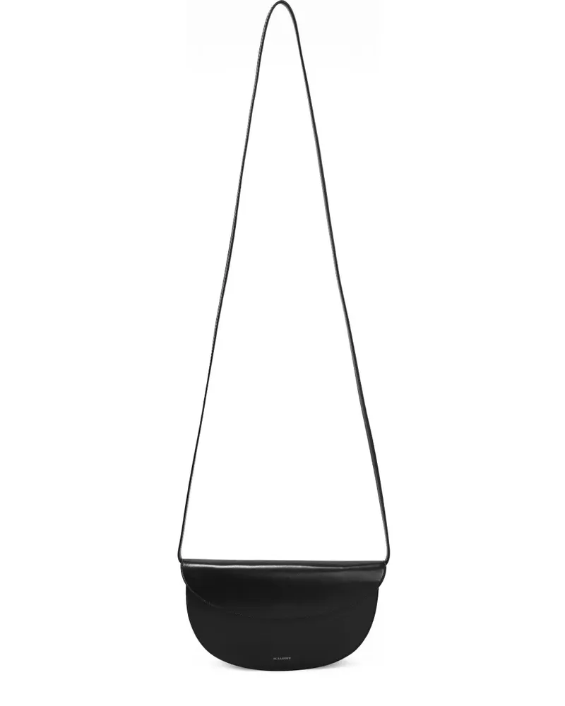Jil Sander Umhängetasche mit Logo-Detail - Schwarz Schwarz