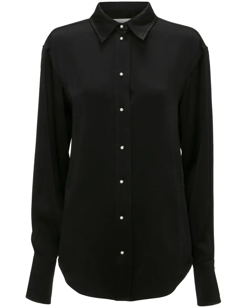 Victoria Beckham Klassisches Hemd - Schwarz Schwarz