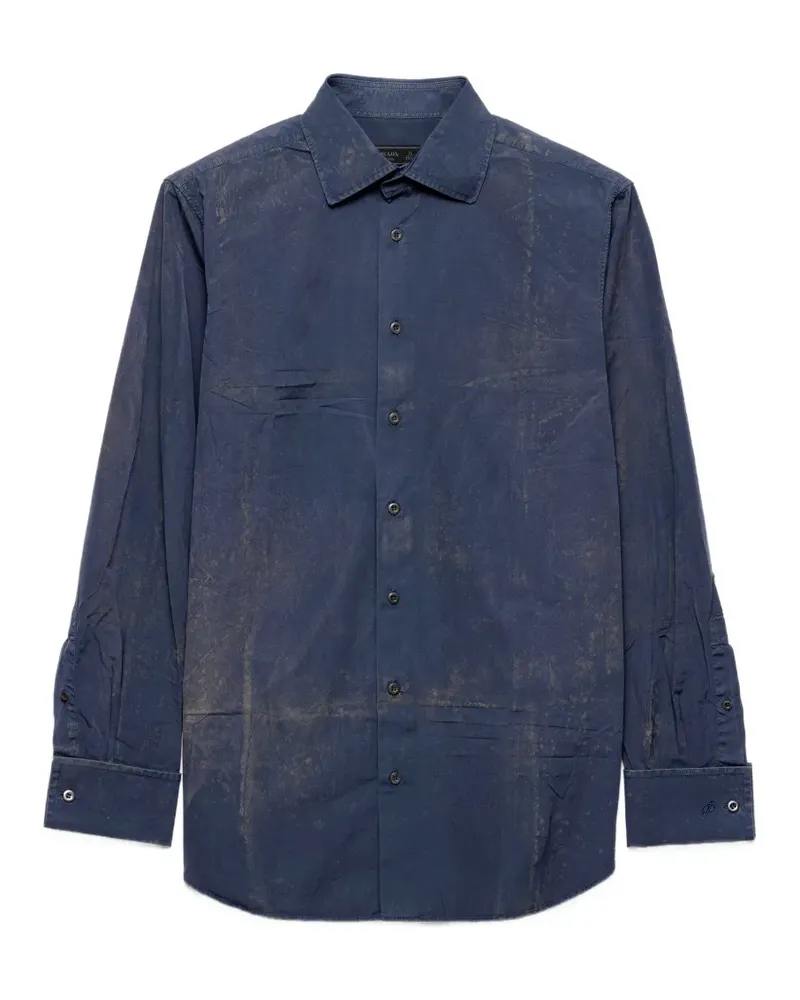 Prada Klassisches Hemd - Blau Blau