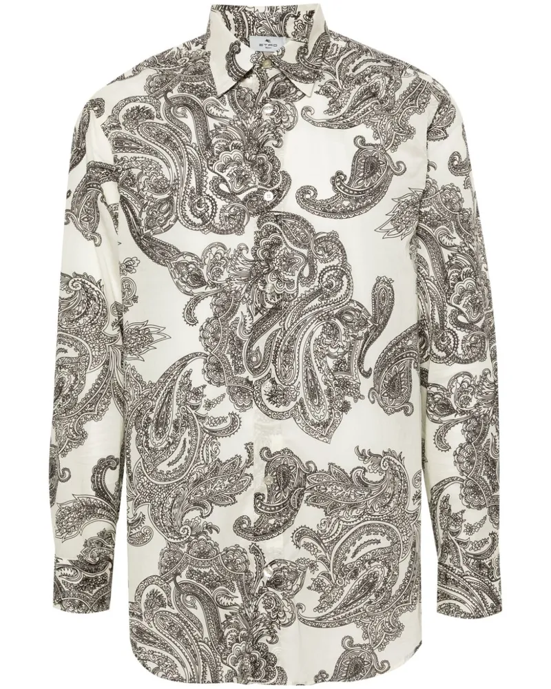 Etro Hemd mit Paisley-Print - Nude Nude