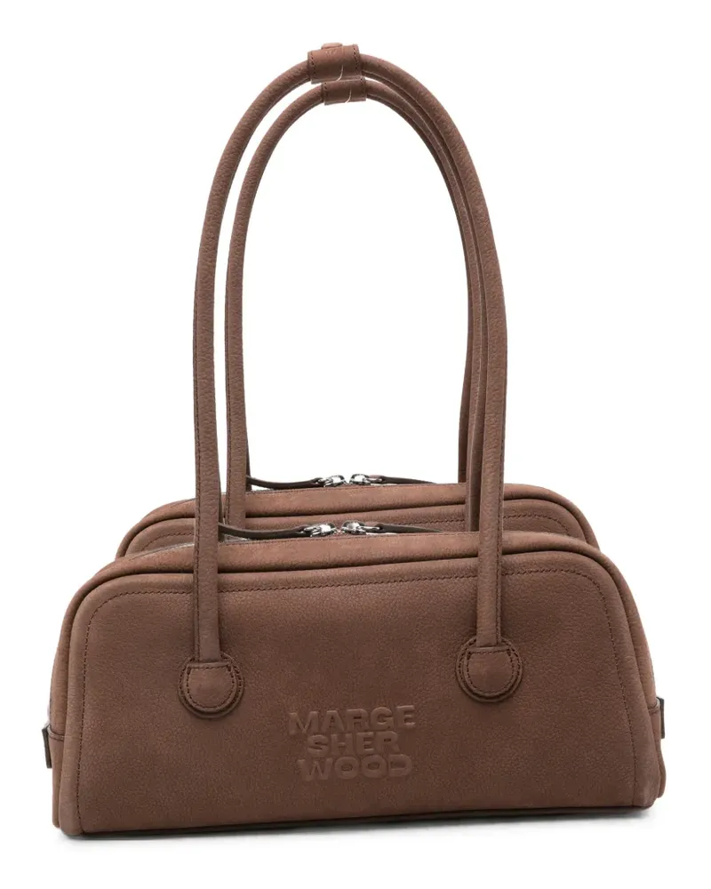 Marge Sherwood logo-debossed shoulder bag - Braun Braun