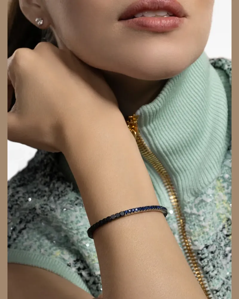 Roberto Demeglio sapphire matte black dado bracelet - Schwarz Schwarz