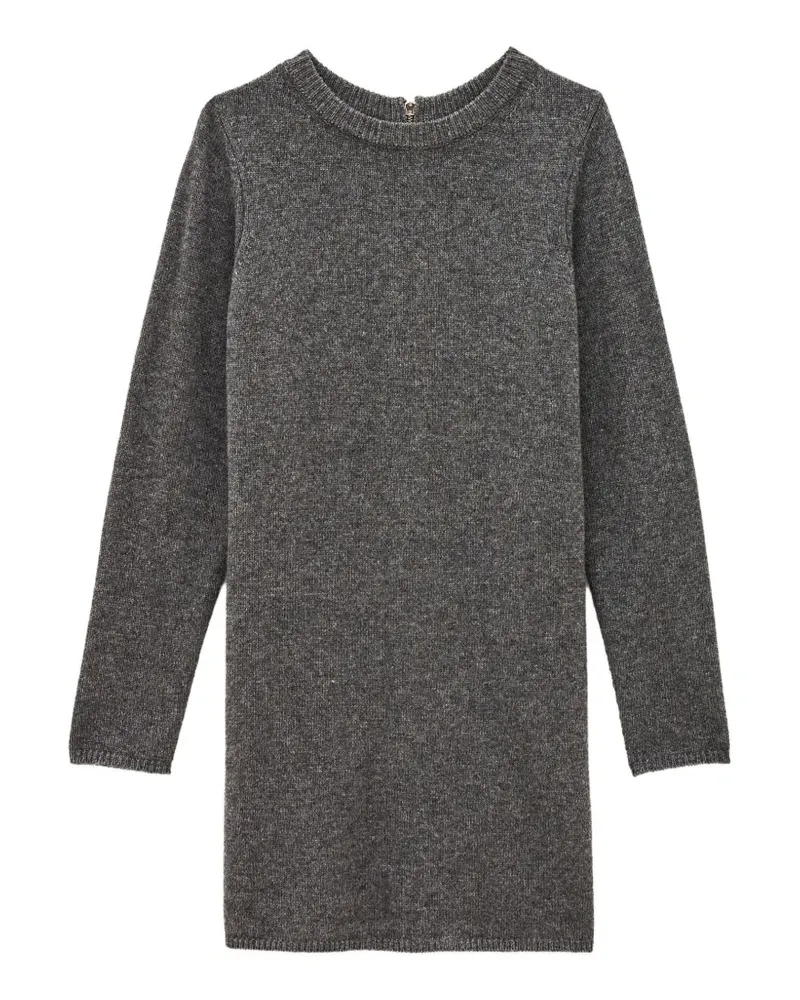 ba&sh Gestricktes Atess Minikleid - Grau Grau