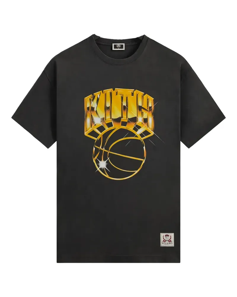 KITH x New York Knicks T-Shirt mit Print - Schwarz Schwarz