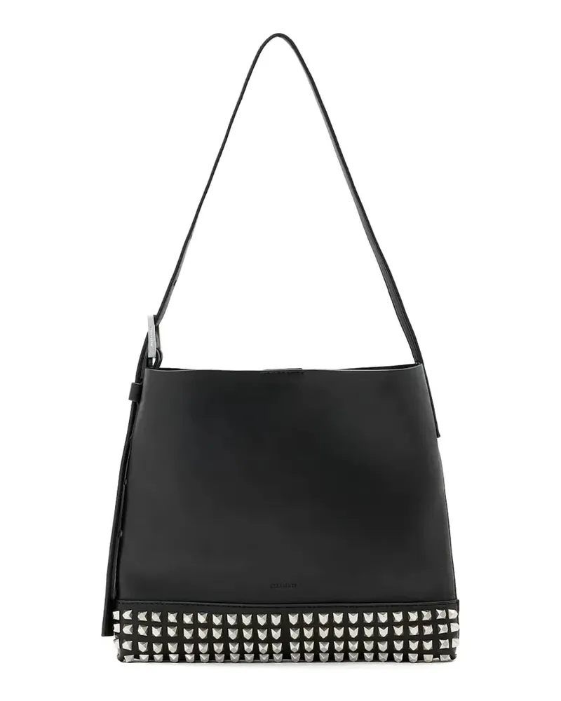 AllSaints Asha Schultertasche mit Nieten - Schwarz Schwarz