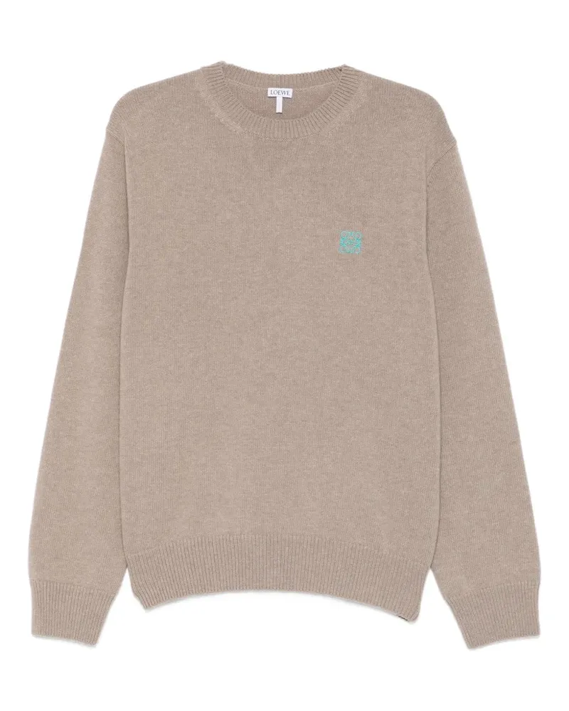 Loewe Pullover mit rundem Ausschnitt - Grau Grau