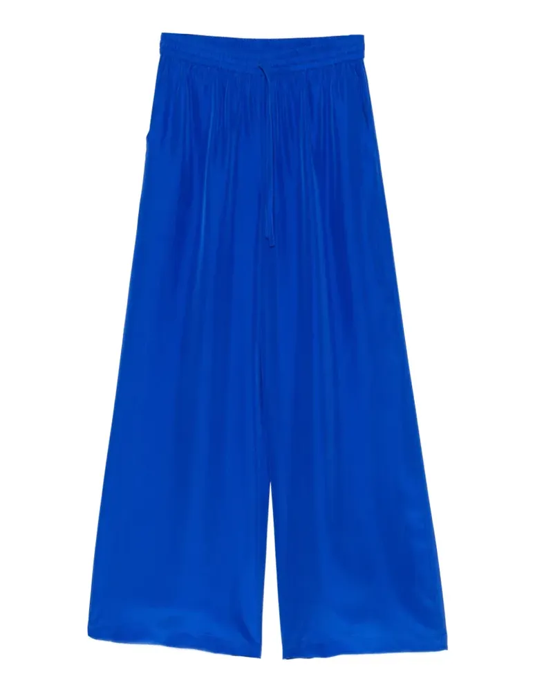 P.A.R.O.S.H. P.A.R.O H. Saxon Palazzohose mit Kordelzug - Blau Blau