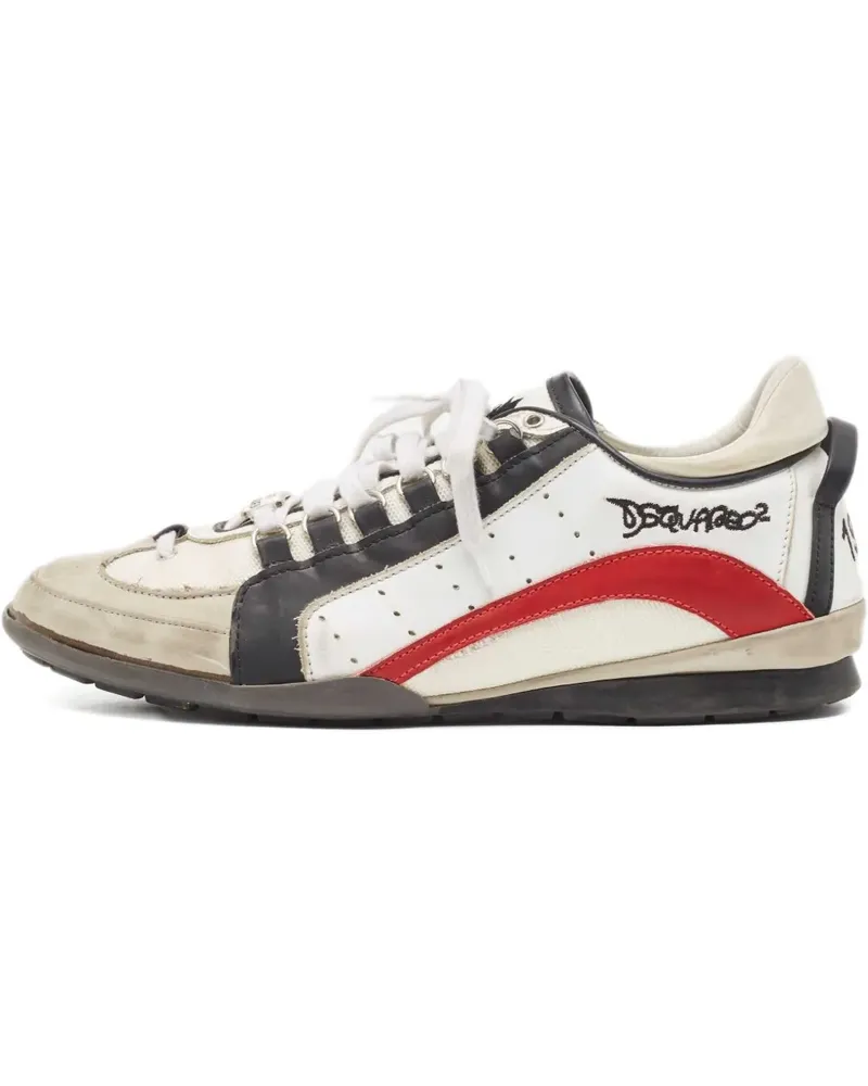 Dsquared2 Sneakers mit Einsätzen - Weiß Weiß