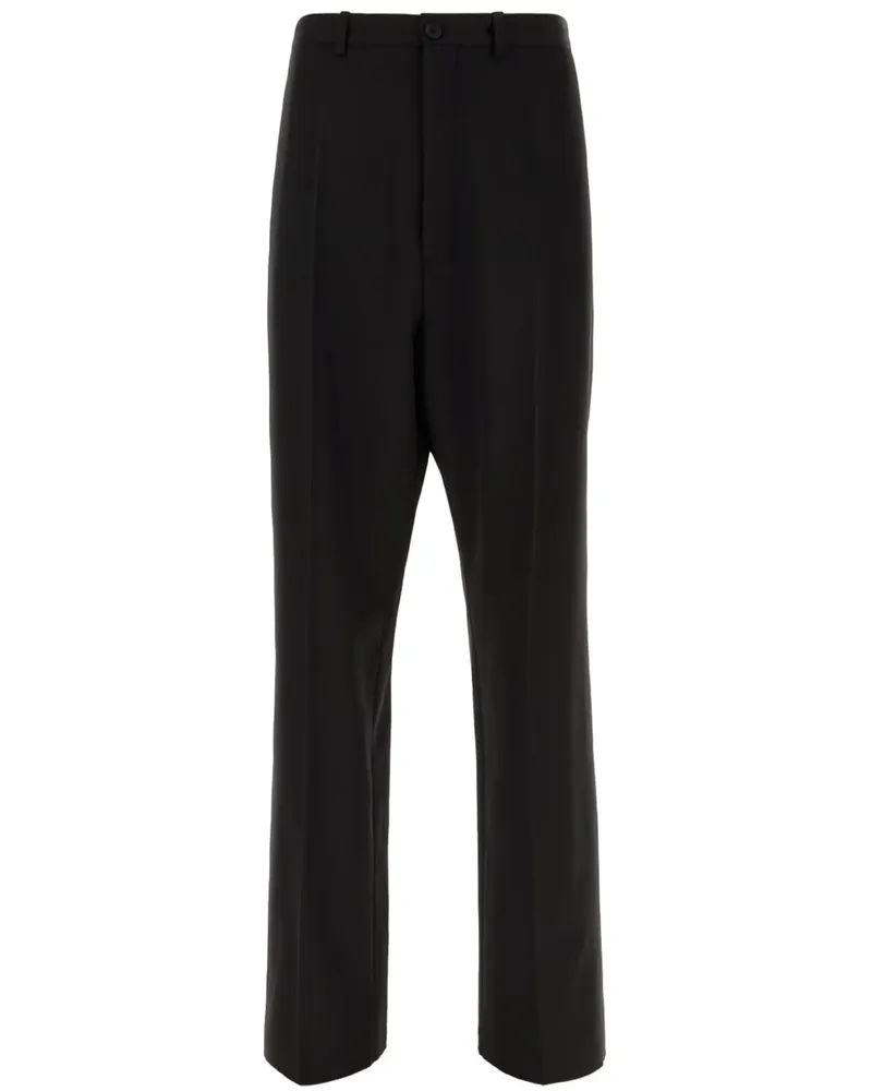 Balenciaga Smoking-Hose mit Bügelfalten - Schwarz Schwarz