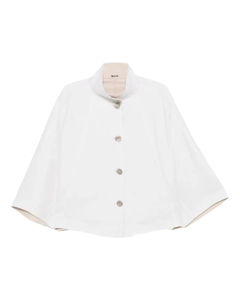 MOORER buttoned wool jacket - Weiß Weiß