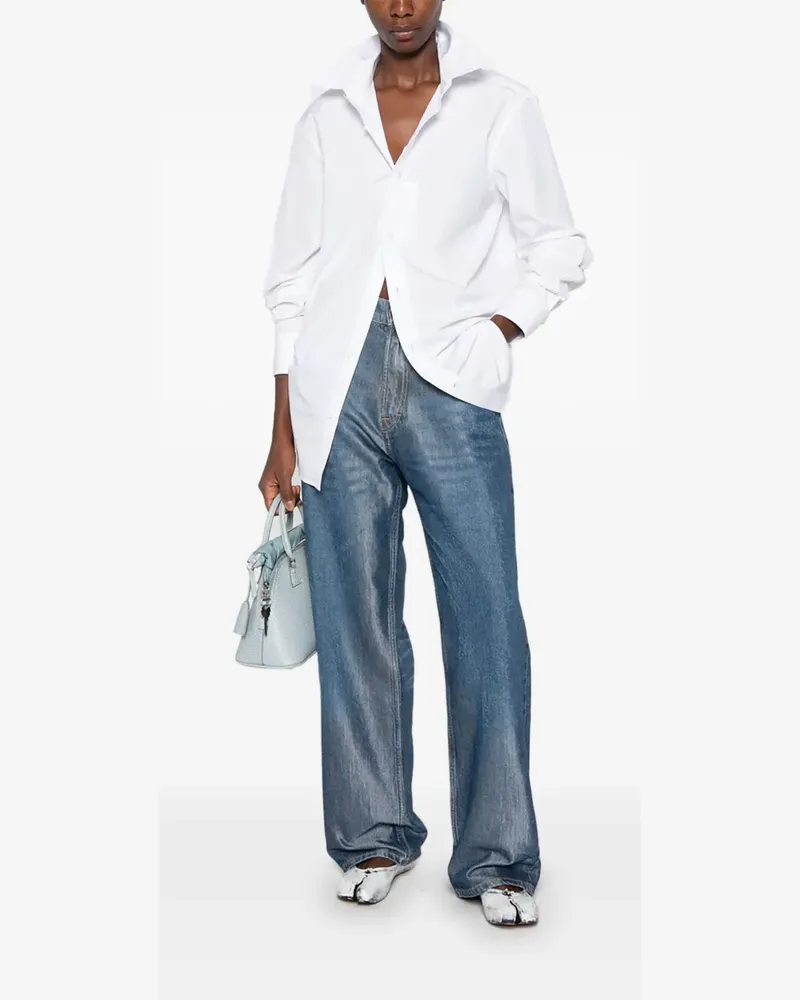 Maison Margiela Langärmeliges Hemd - Weiß Weiß