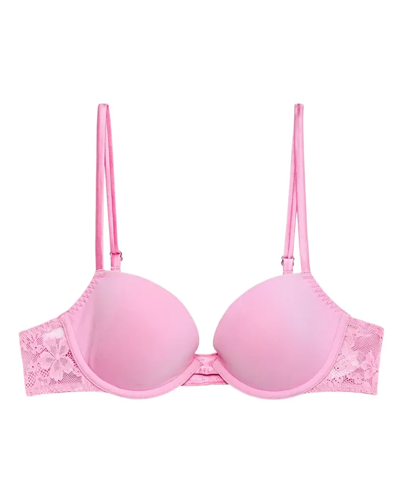 Fleur Du Mal Demi lace moulded bra - Rosa Rosa
