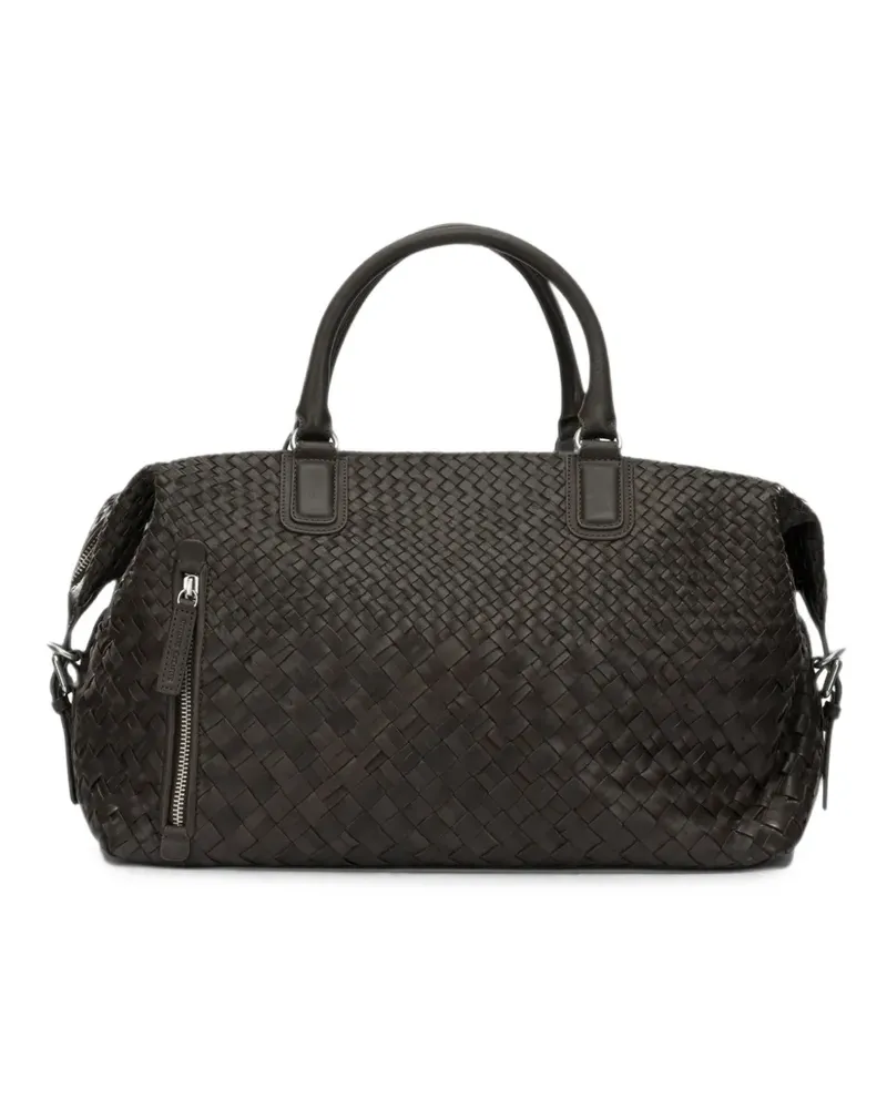 Officine Creative Italia Gewebte Armor 019 Reisetasche - Braun Braun