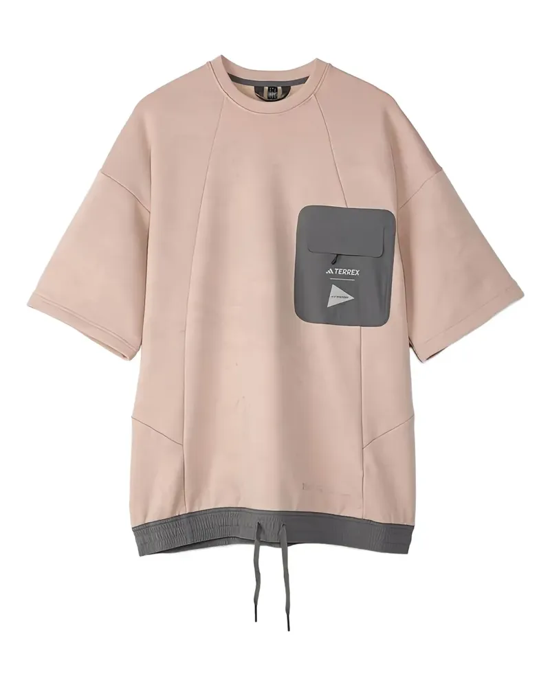 adidas x And Wander Terrex T-Shirt - Rosa Rosa