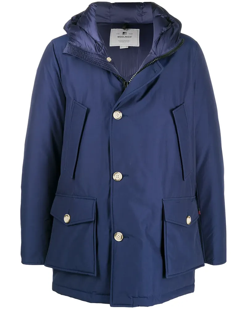 Woolrich Parka mit Kapuze - Blau Blau