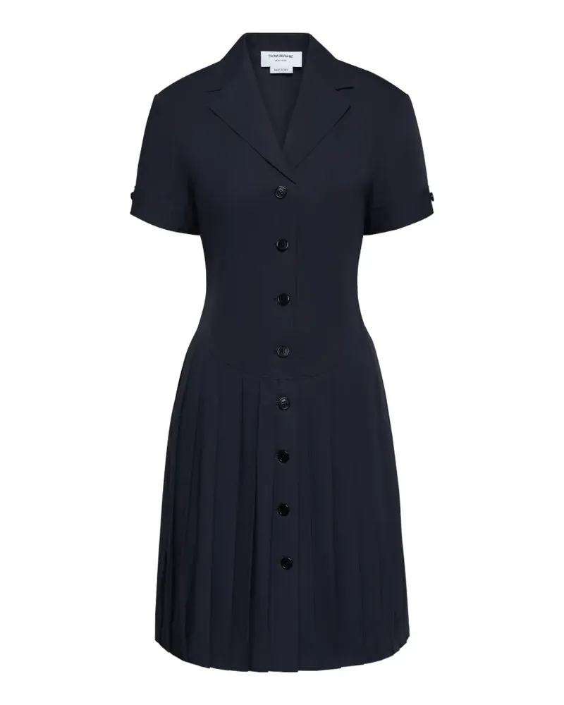 Thom Browne Midikleid mit Knöpfen - Blau Blau