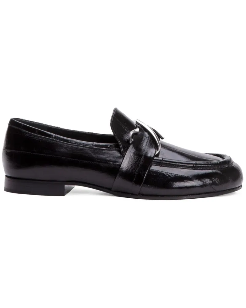 Proenza Schouler Loafer mit Monogramm Schwarz