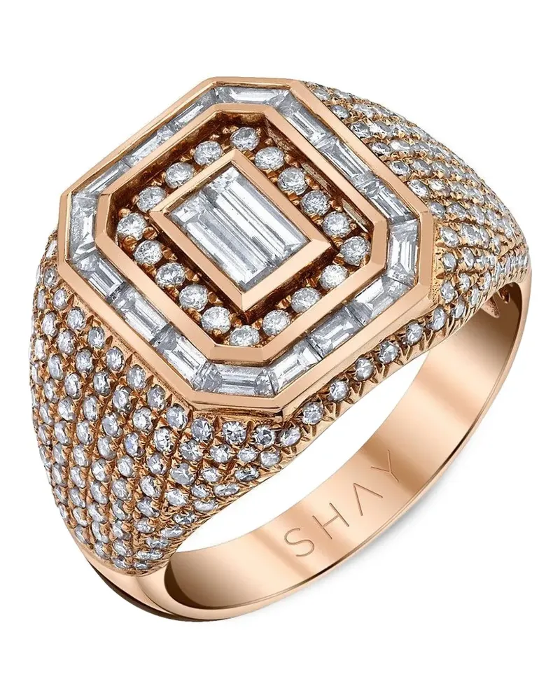 SHAY Ready to Ship Champion Ring mit Diamant - Rosa Rosa