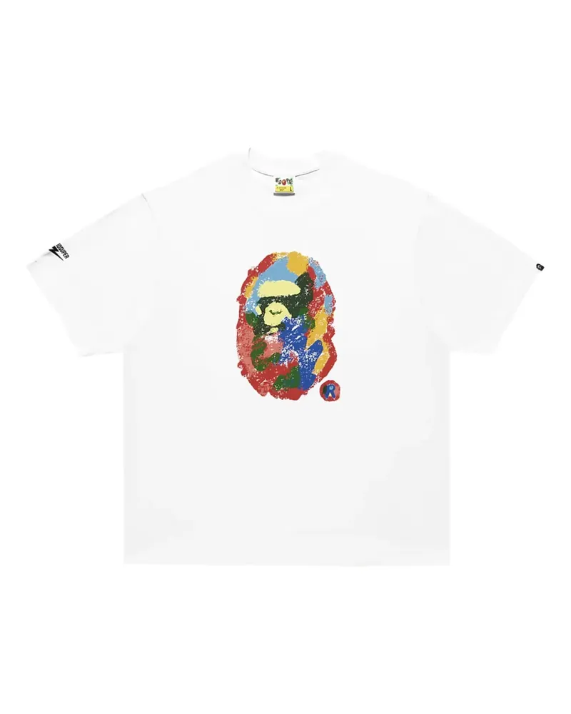 BAPE Ape Head T-Shirt - Weiß Weiß