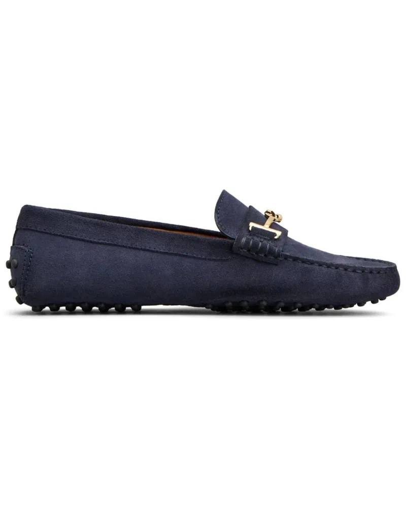 TOD'S Gommino Loafer aus Wildleder - Blau Blau