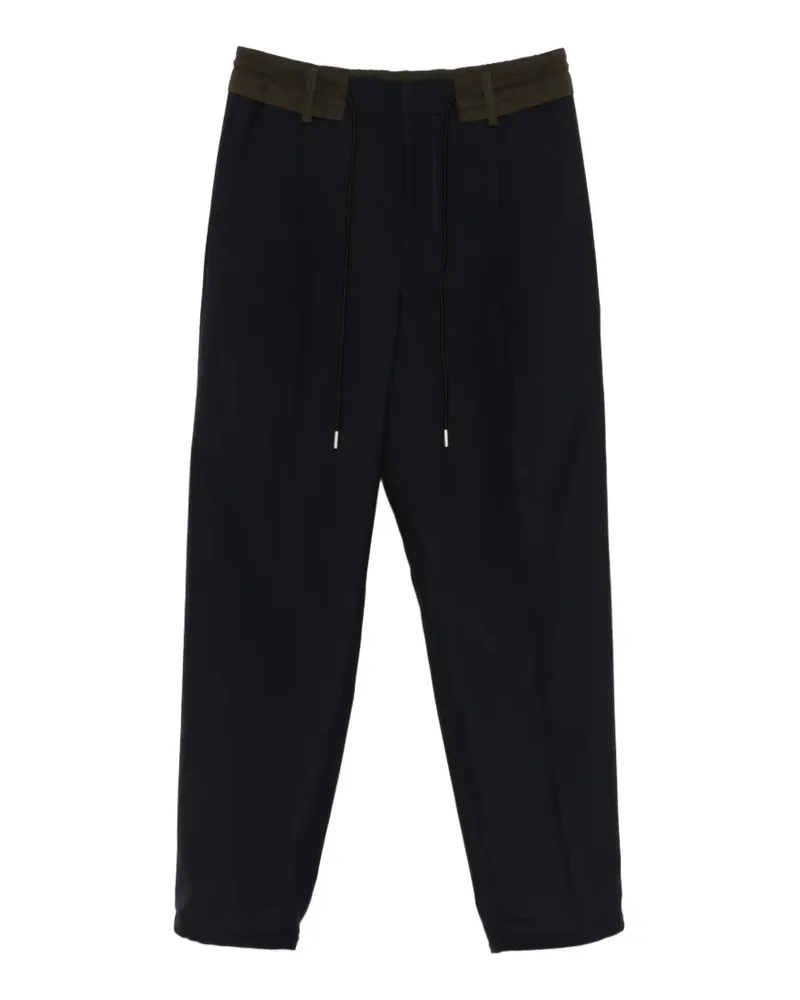 Sacai drawstring trousers - Schwarz Schwarz