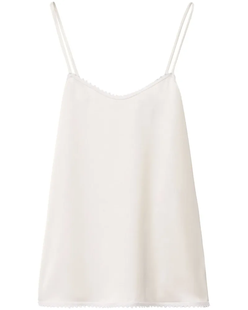 Fabiana Filippi Camisole-Top aus Satin - Weiß Weiß
