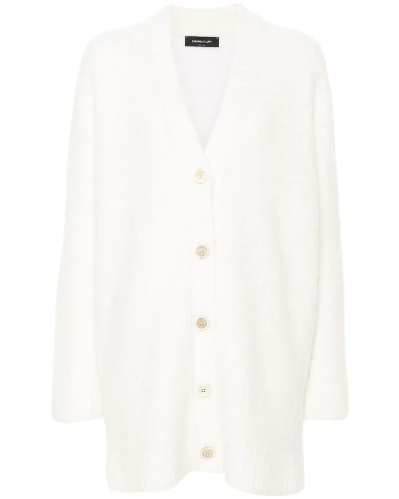Fabiana Filippi Cardigan mit V-Ausschnitt - Nude Nude