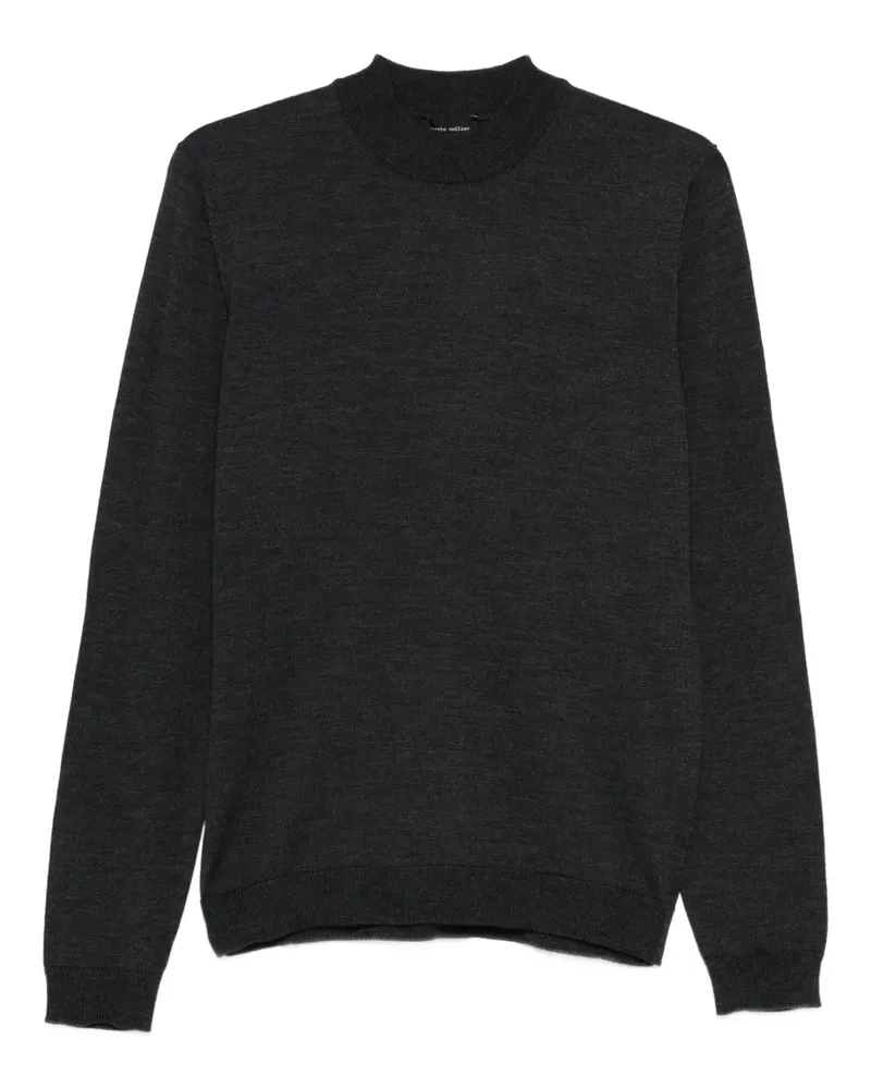 Roberto Collina Pullover mit Rundhalsausschnitt - Grau Grau