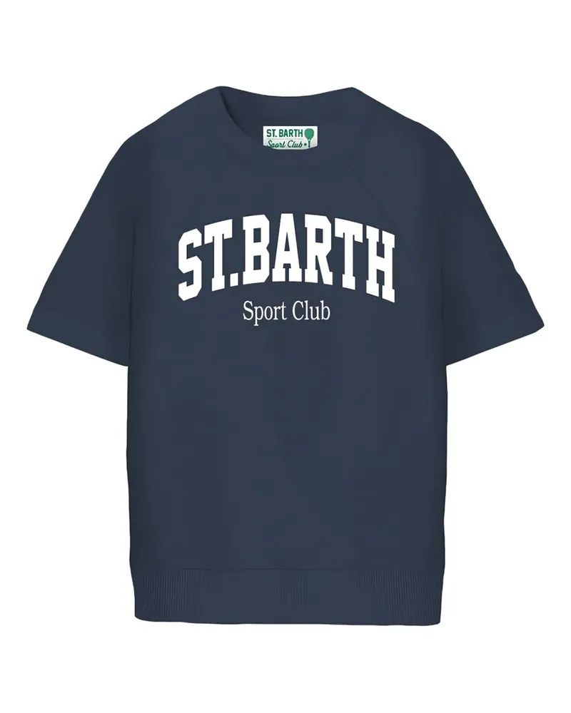 MC2 Saint Barth Sport Club T-Shirt aus Raglangemisch - Blau Blau