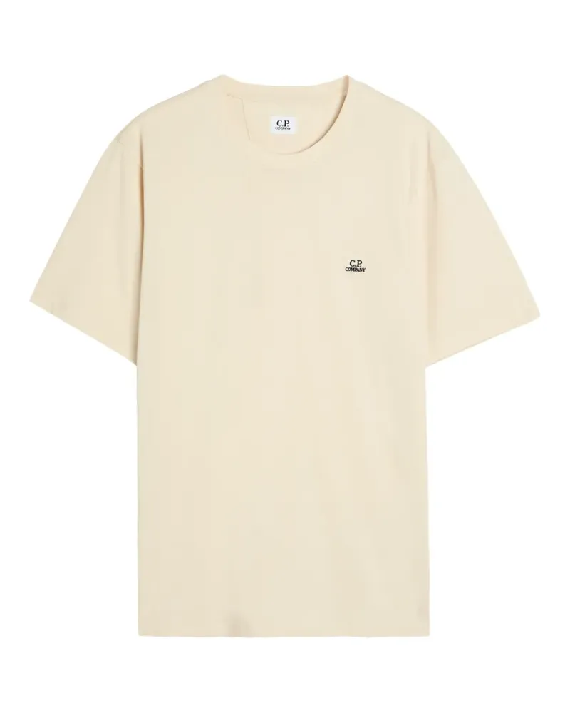 C.P. Company logo-print T-shirt - Nude Nude