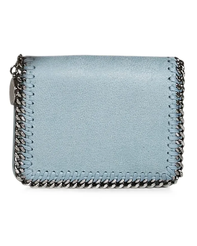 Stella McCartney Falabella diamond-cut chain wallet - Blau Blau