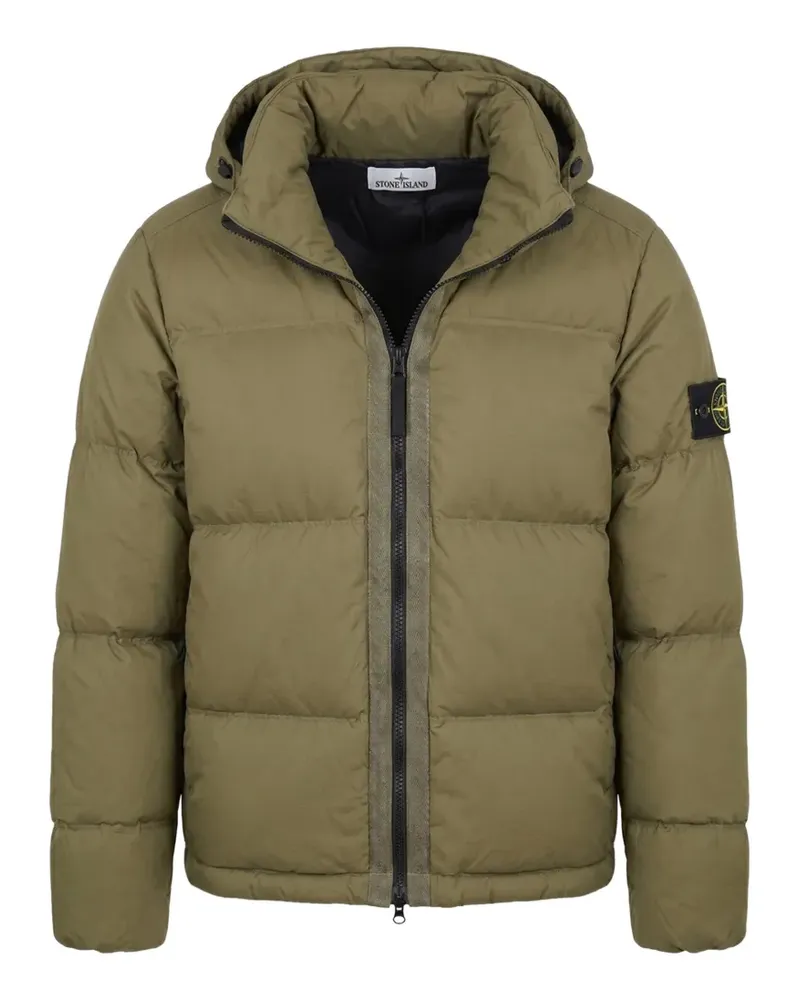 Stone Island hooded padded jacket - Grün Grün