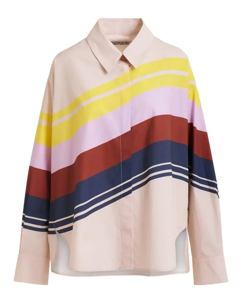 Essentiel Joppy stripe-print shirt - Nude Nude
