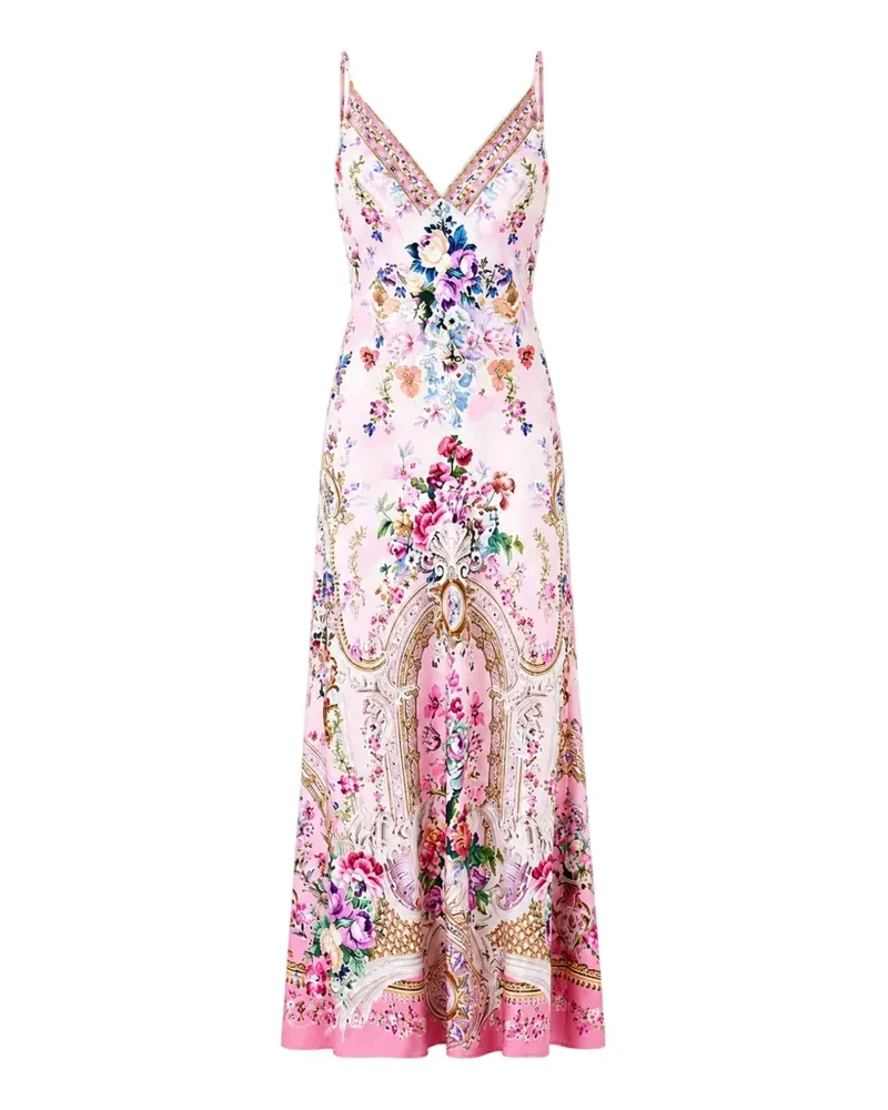 Camilla Palatial Pastels floral-print maxi dress - Rosa Rosa