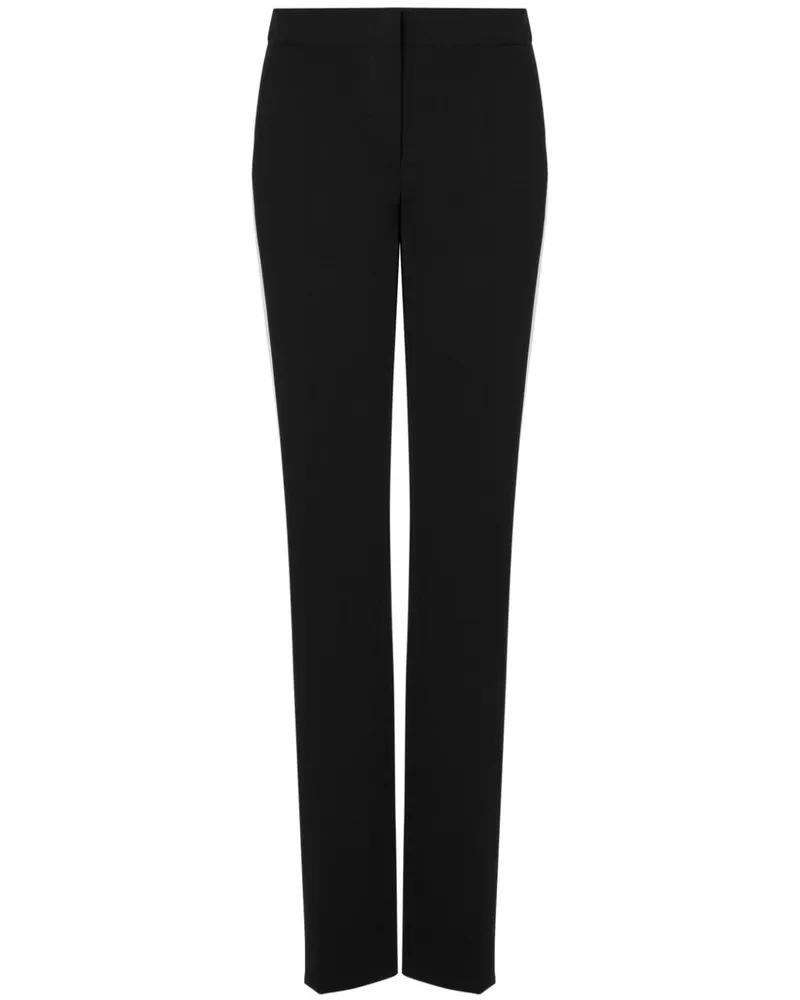 Moschino Hose mit Streifendetail - Schwarz Schwarz