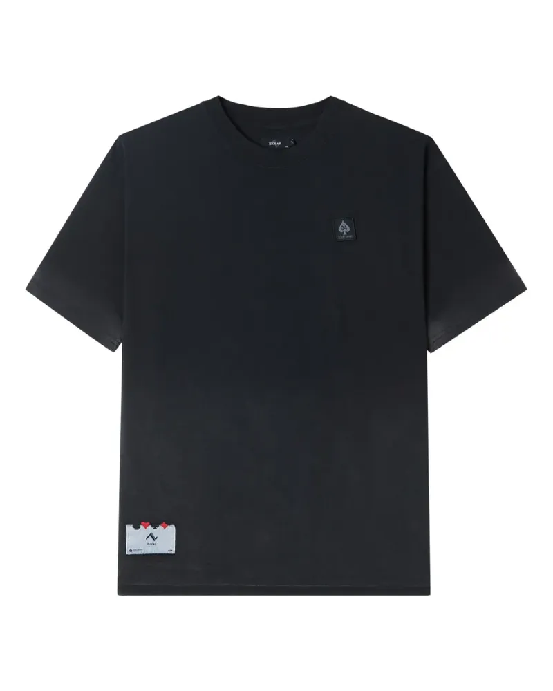 Izzue spade-patch T-shirt - Schwarz Schwarz