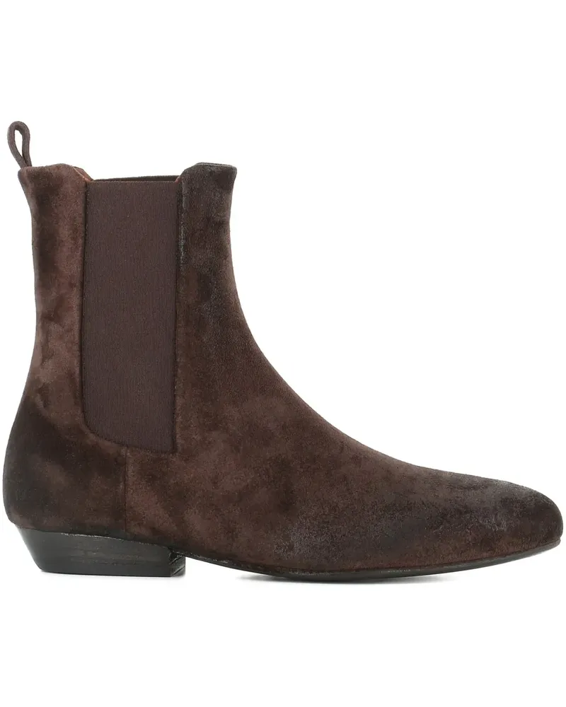 Marsèll Wildlederstiefel mit elastischen Einsätzen - Braun Braun